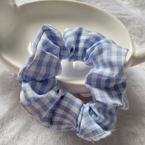 Handmade Scrunchie Hair accessories For Women Blue